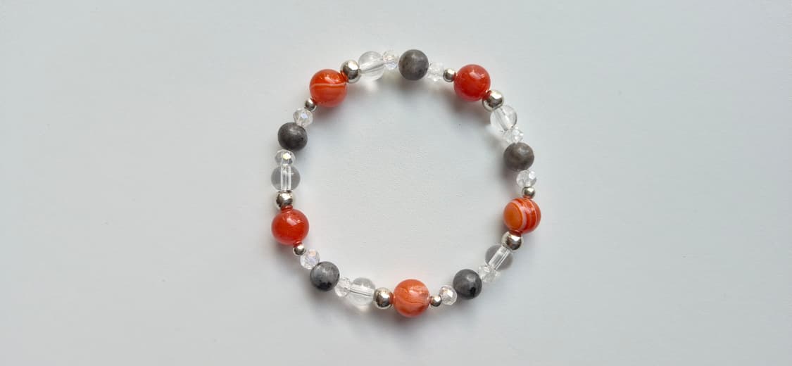 천연원석 팔찌 핸드메이드 래브라도라이트 칼세도니아 크리스탈  상품이미지9