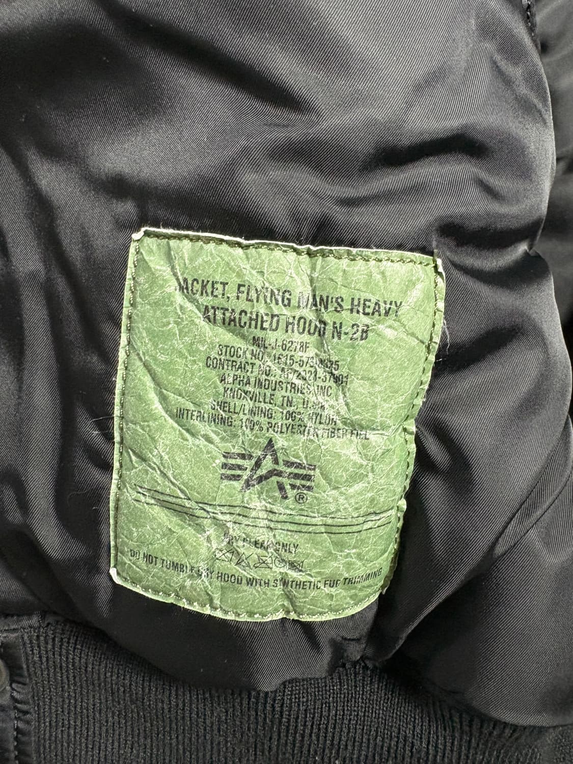 Alpha Industries 알파인더스트리 N-2B 쇼트웨이스트 XL 상품이미지6