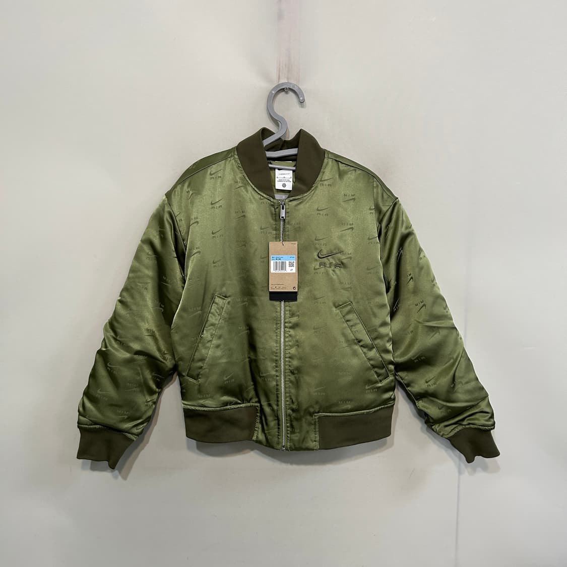 나이키 여성 새틴 봄버 자켓 M 새상품 상품이미지1