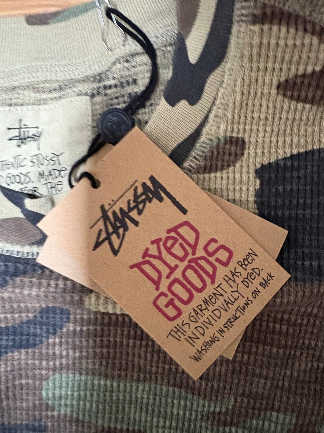 Stussy pigment dyed SS thermal t shirts 상품이미지3