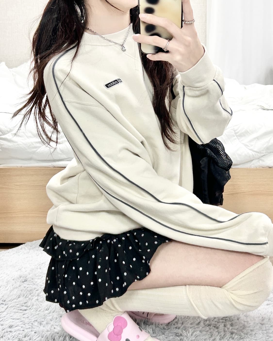 아디다스 JAPAN 사이드라인 맨투맨 상품이미지1