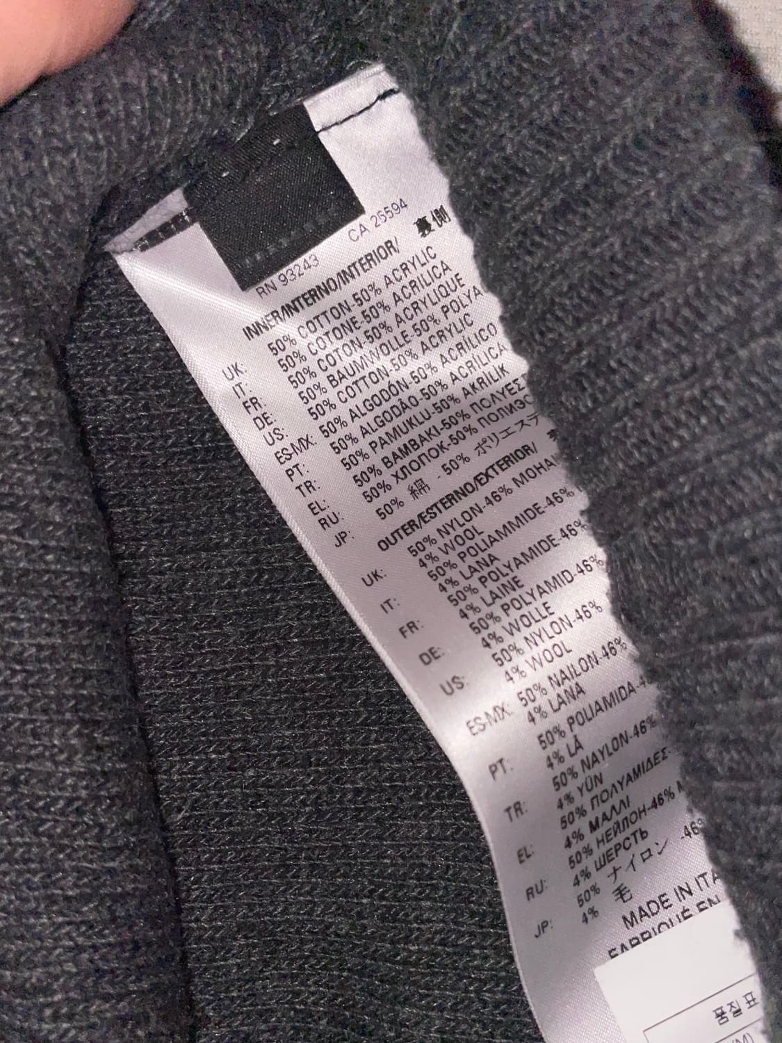 DIESEL demaged knit / 디젤 데미지 니트 상품이미지3