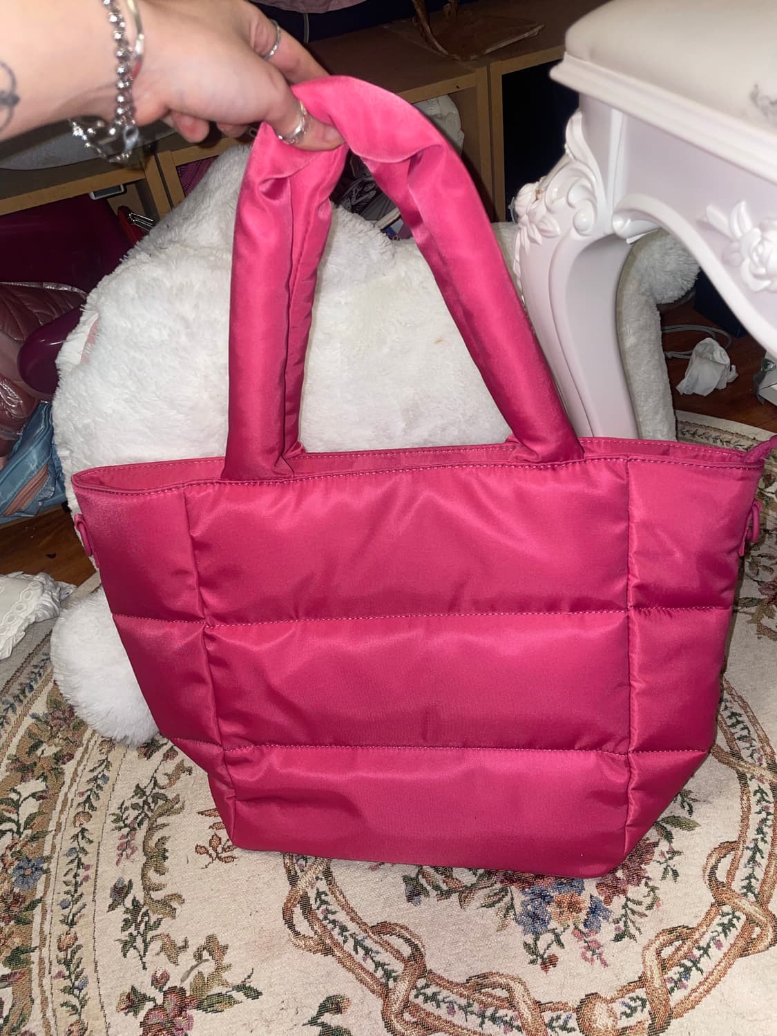 Hvisk 비스크 트윌백 미디움 핑크 상품이미지5