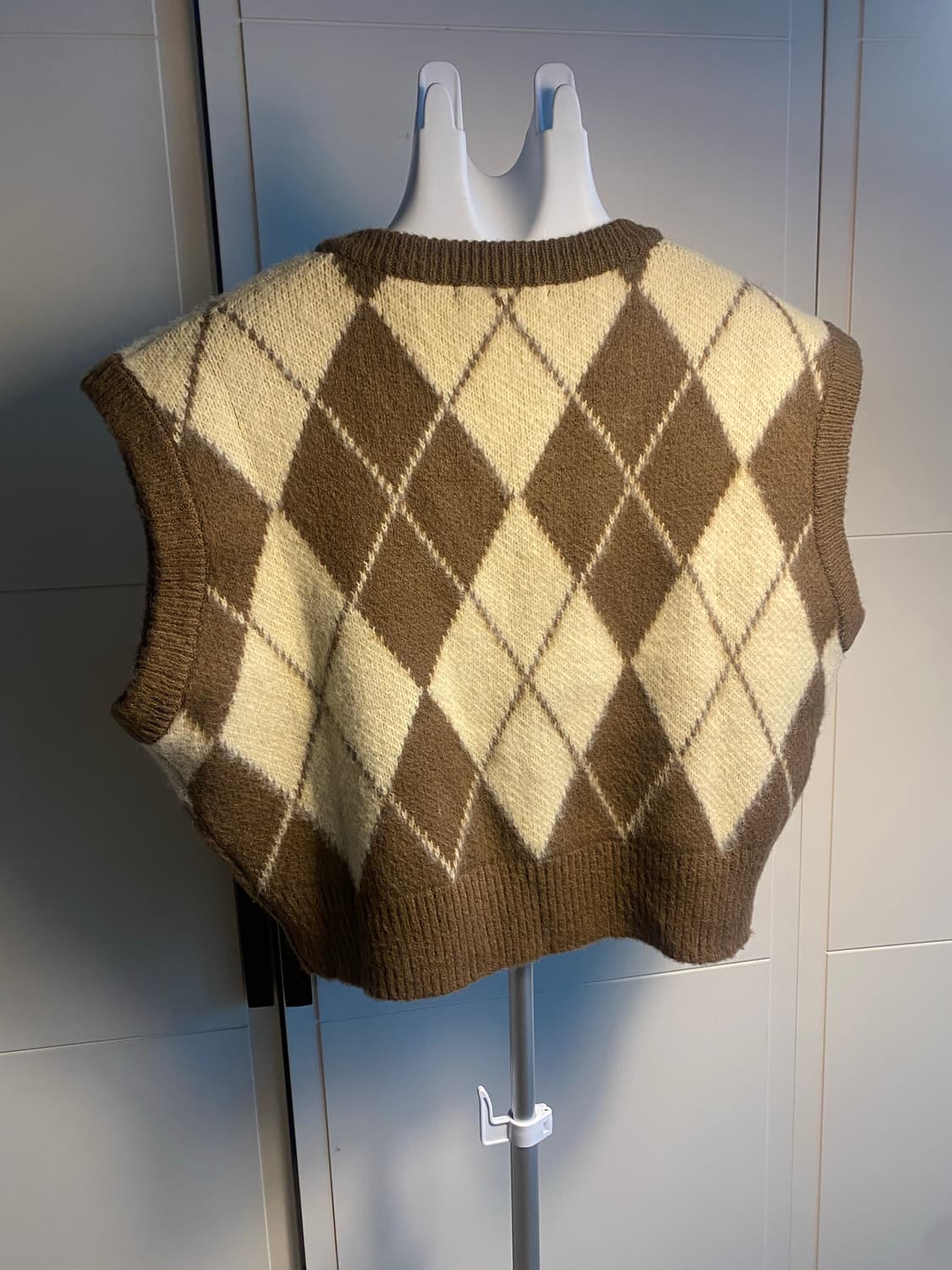 COVETBLAN 아가일 니트 조끼 FREE(새상품) 상품이미지4