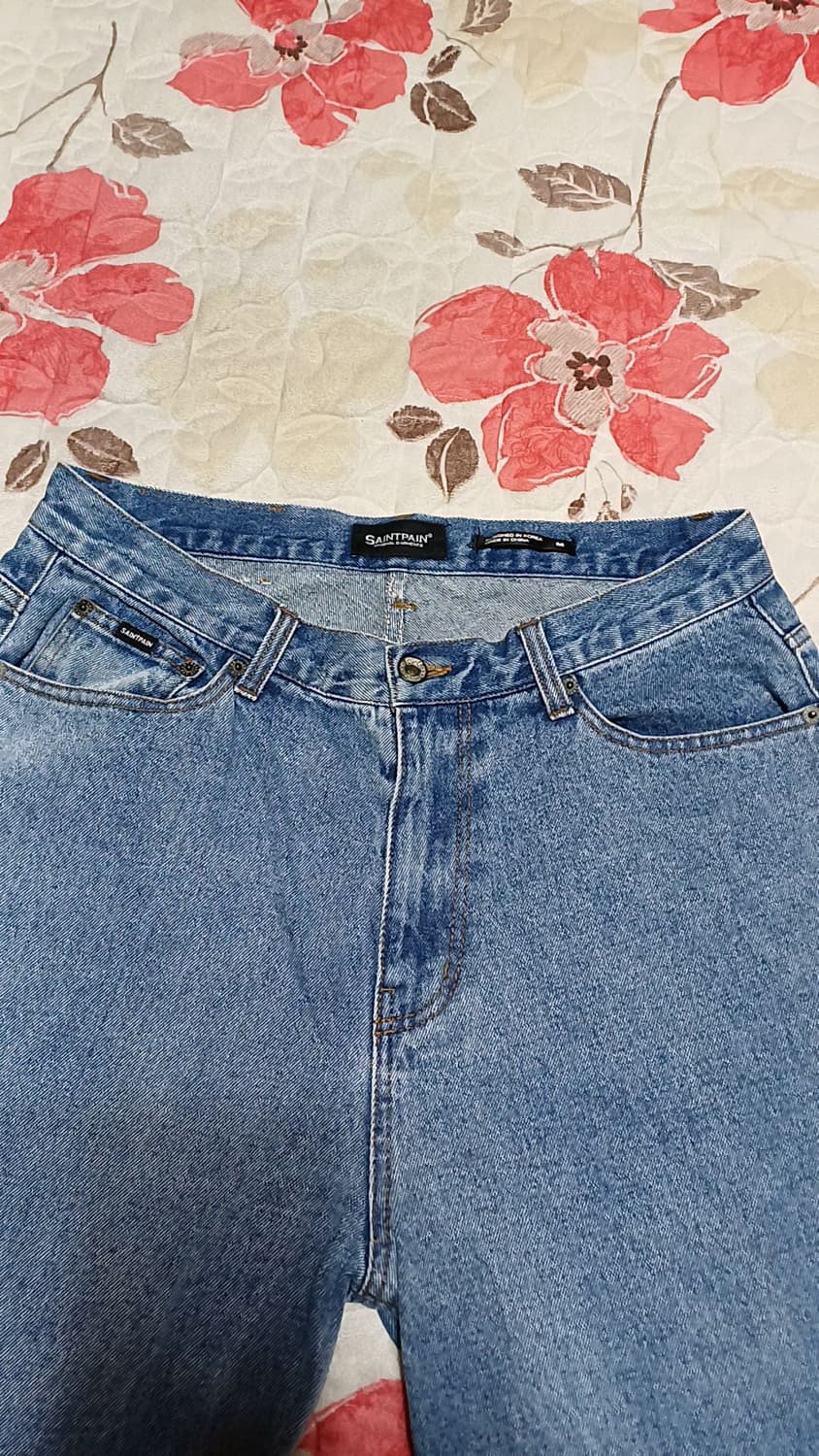 세인트페인 와이드청바지 31인치 기장107 상품이미지2