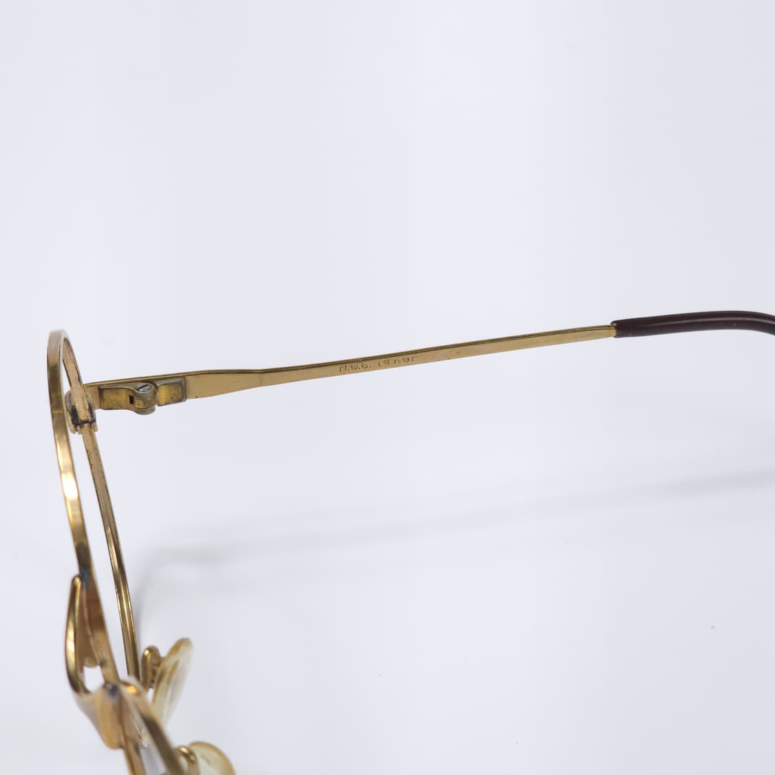 90년도 14K 도금 올드빈티지 안경 상품이미지5
