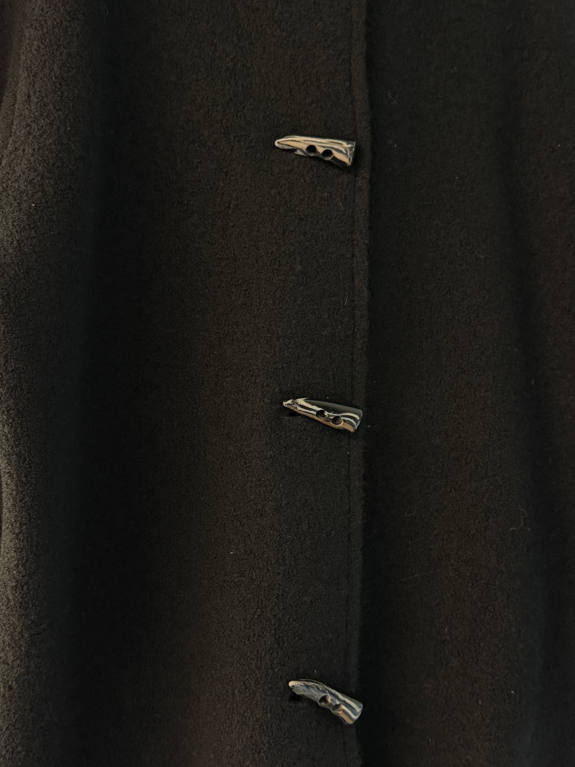 일본빈티지 블랙 울100 니트 자켓 상품이미지6