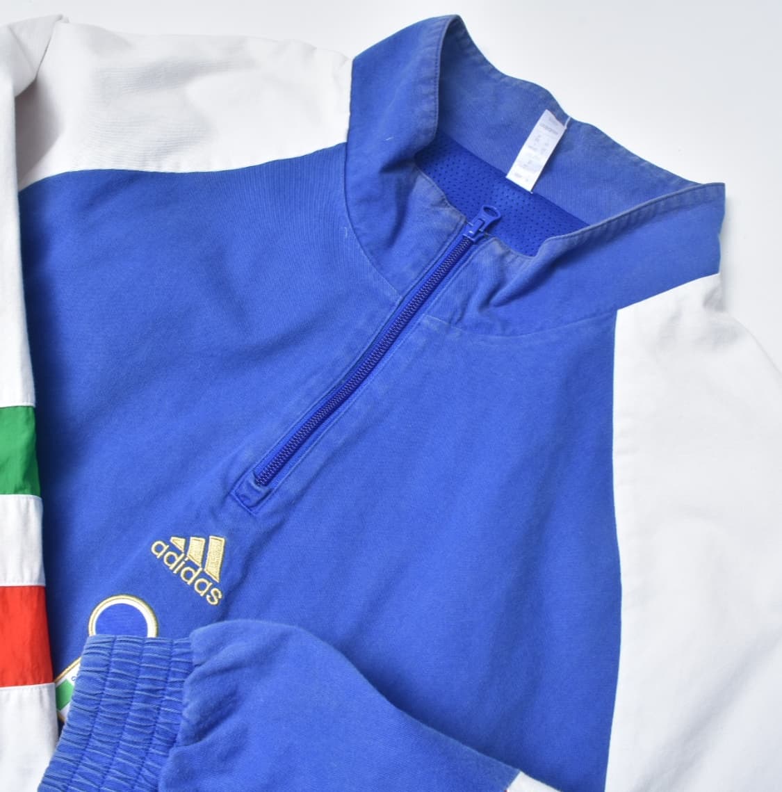 아디다스 이탈리아 반집업 점퍼 XL 상품이미지4