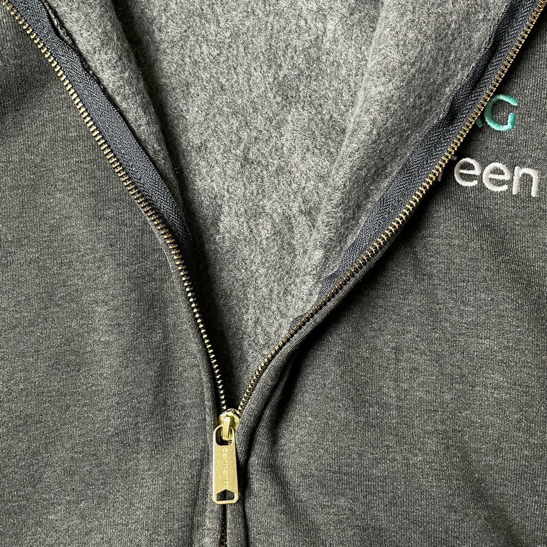 CARHARTT 칼하트 빈티지 그레이 기모 후드집업 A00436 상품이미지8