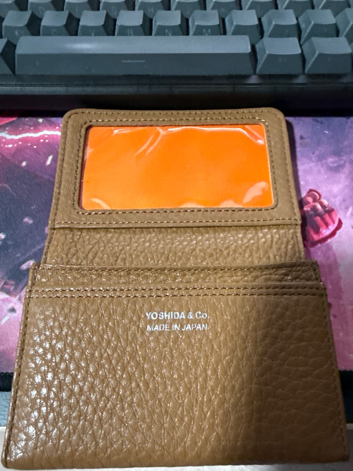 포터 캄 카드 케이스 카멜 상품이미지2