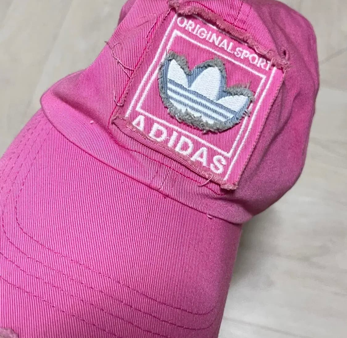 빈티지 아디다스 핫핑크 볼캡 상품이미지2