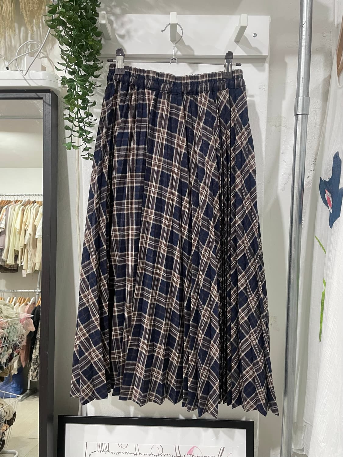 sawako check skirt 상품이미지6