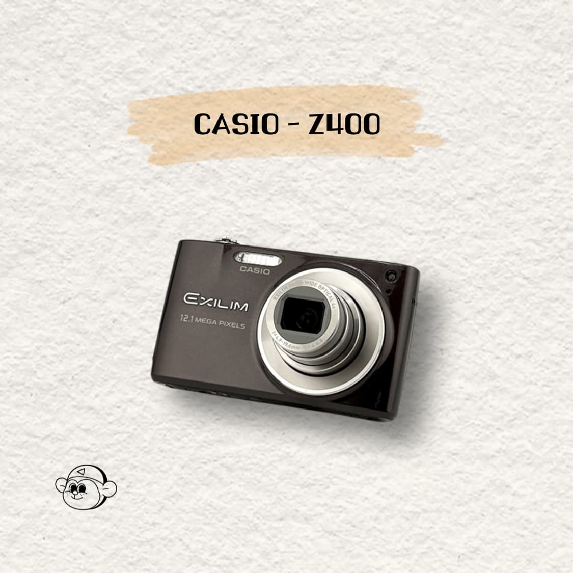 [💖태연픽] CASIO 카시오 엑슬림 Z400 레트로 디지털 카메라 상품이미지1