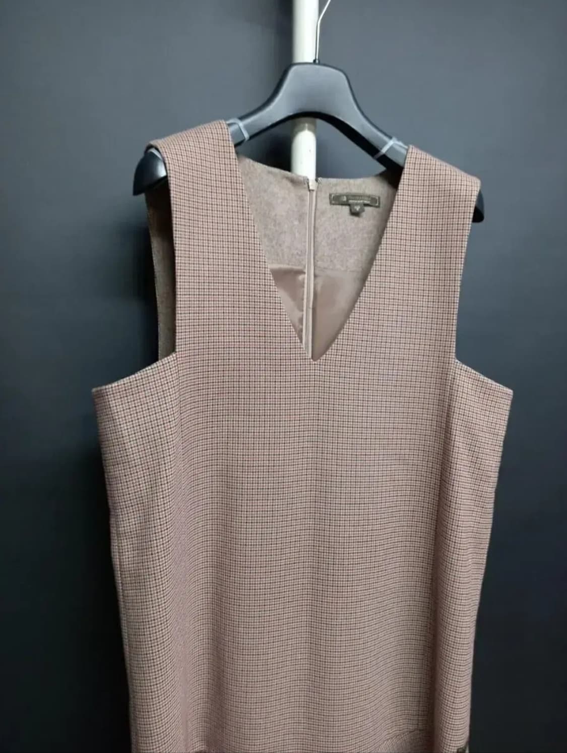 새 써스데이아일랜드 체크 춘추동 롱 원피스 66 상품이미지4