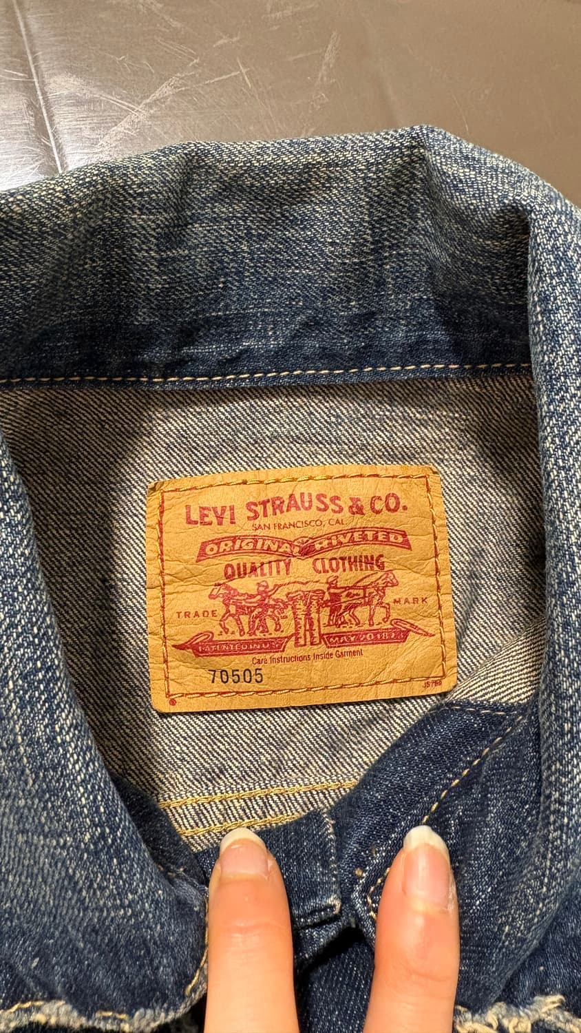 리바이스 워시드 데님자켓 상품이미지8