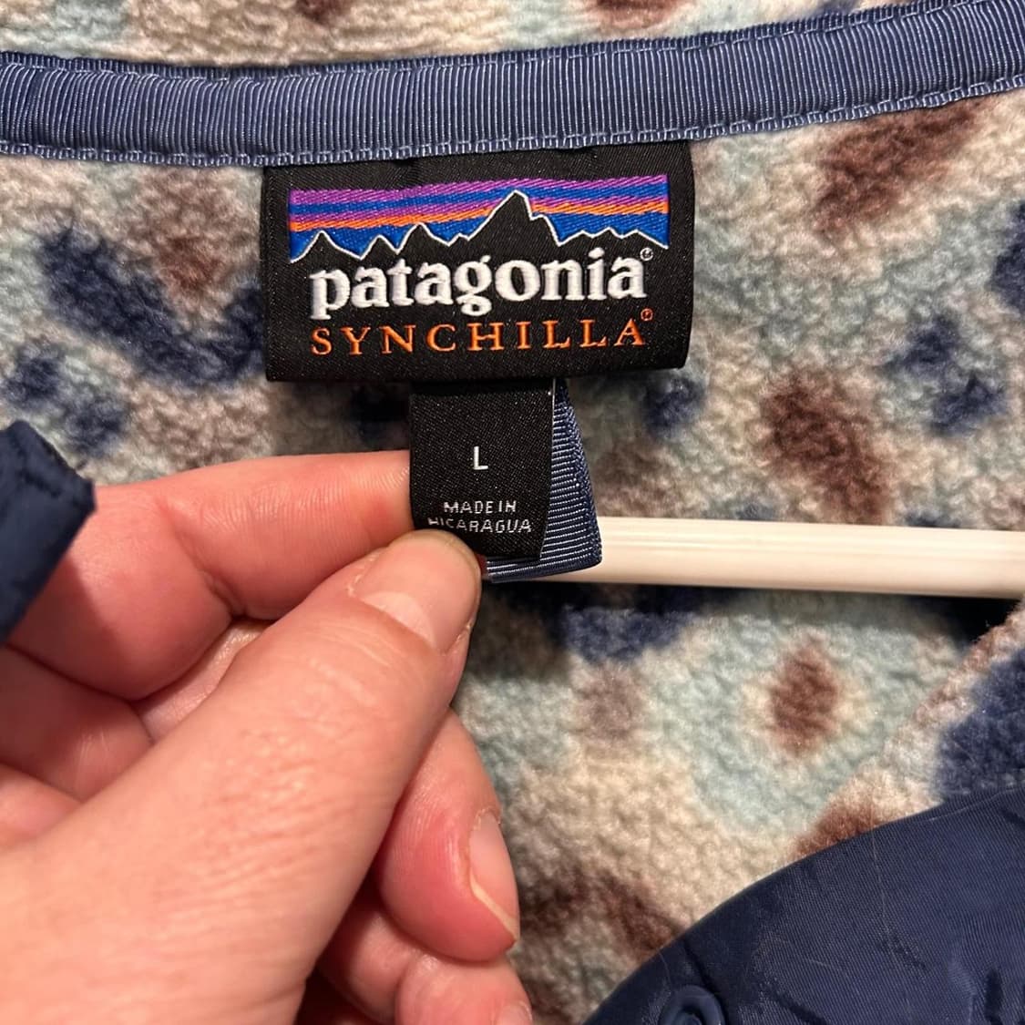 파타고니아 신칠라 스냅-T 툰드라 클러스터 빅 스카이 블루 상품이미지3