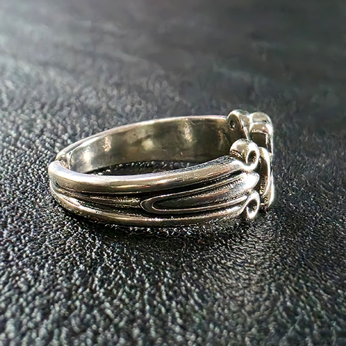 Citadel 백동 남자 엔틱 빈티지 명품 중세 고딕 십자가 반지 상품이미지2