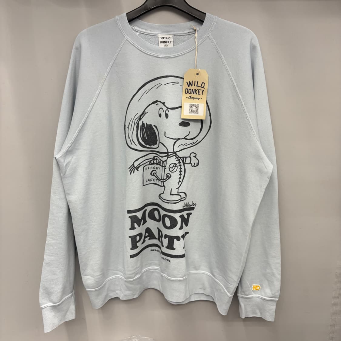 와일드동키 스누피 문파티 에디션 롱슬리브 XL 상품이미지1