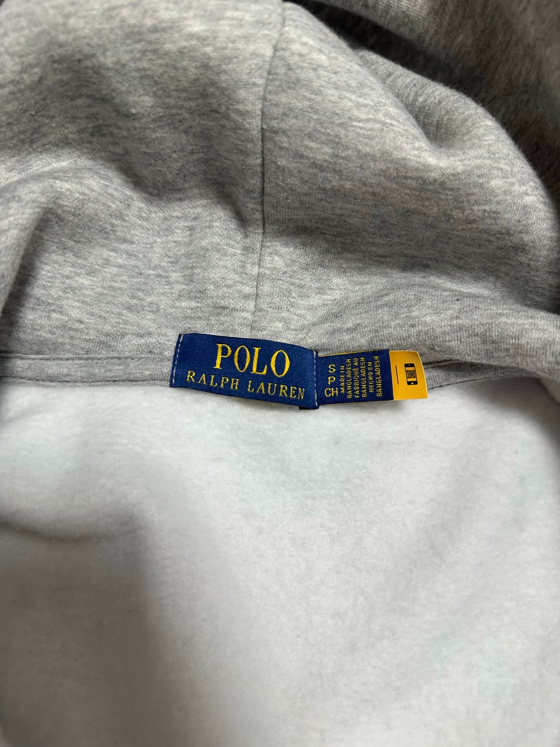 폴로 후드집업 그레이 S 상품이미지3