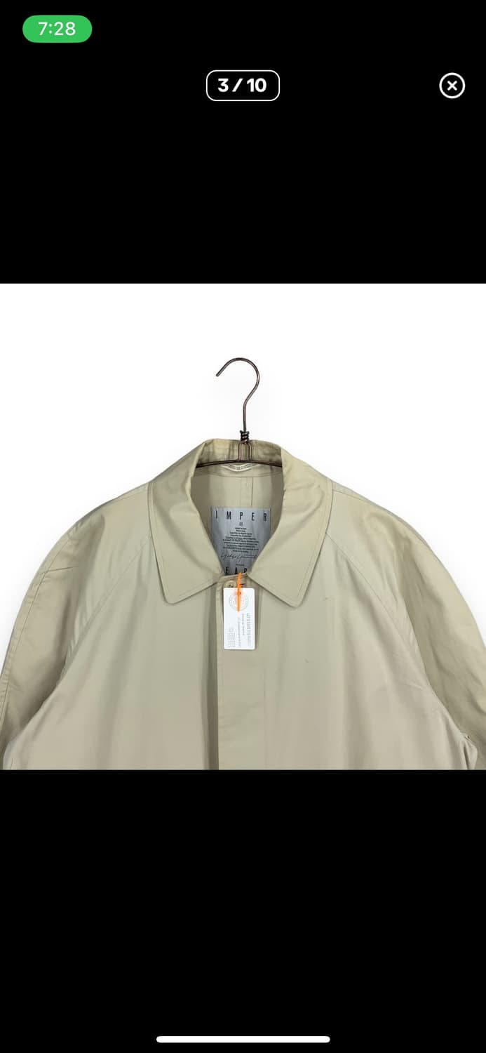 90‘s 요지야마모토 아카이브 트렌치코트 상품이미지4