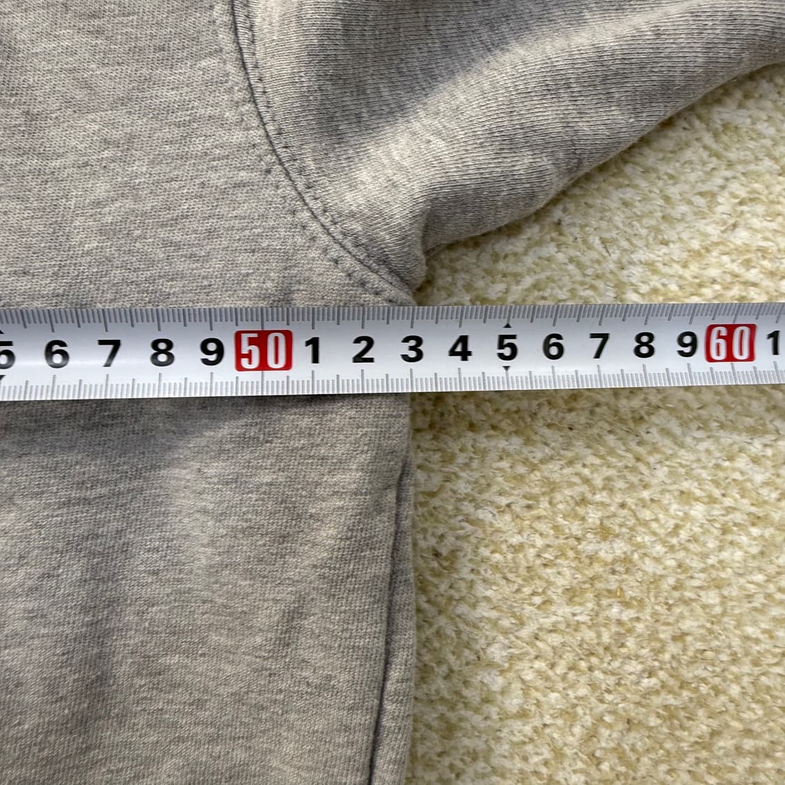 [S] 널디 스몰로고 그레이 맨투맨 0115T1 상품이미지5