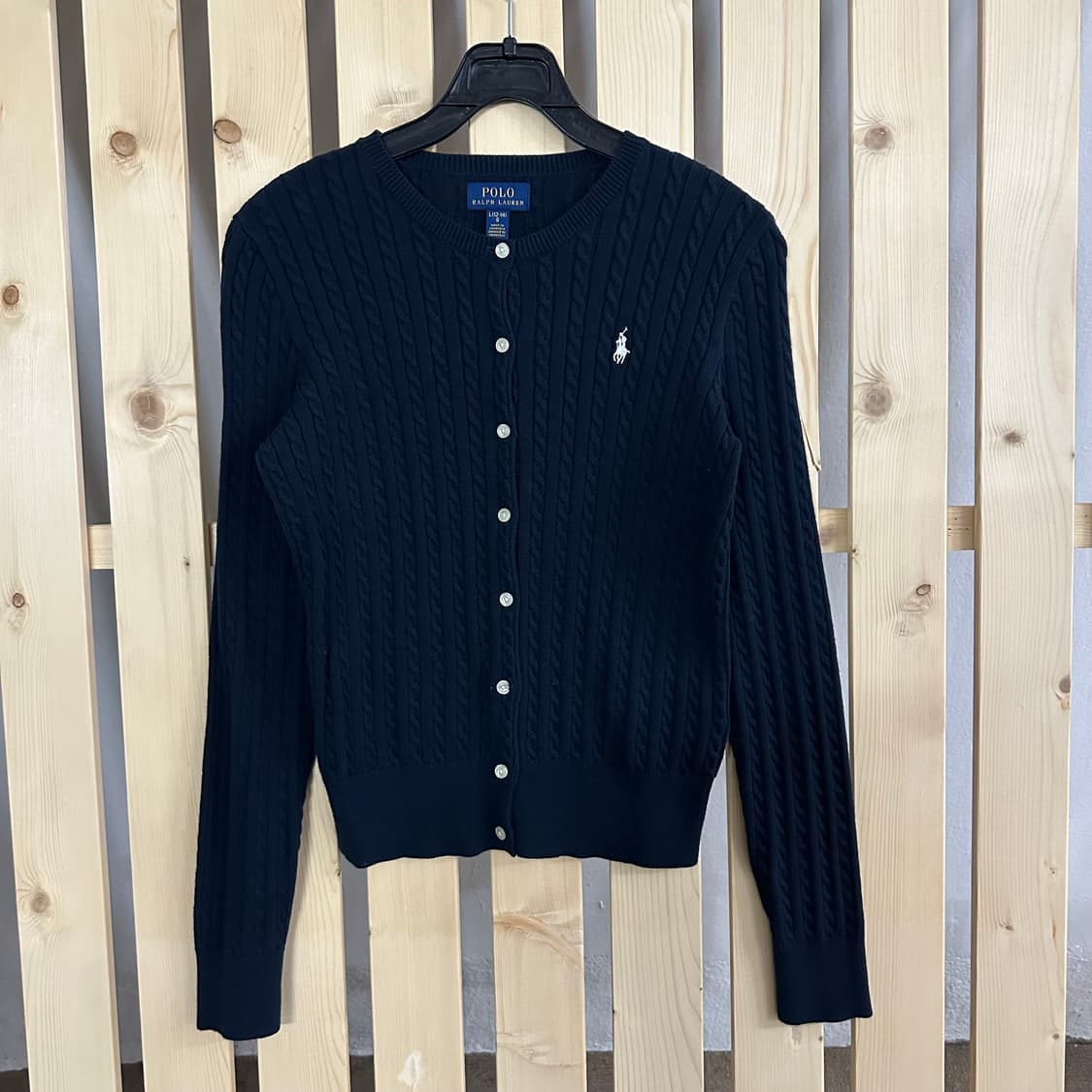 (S) 폴로 랄프로렌 네이비 케이블 니트 가디건 상품이미지1