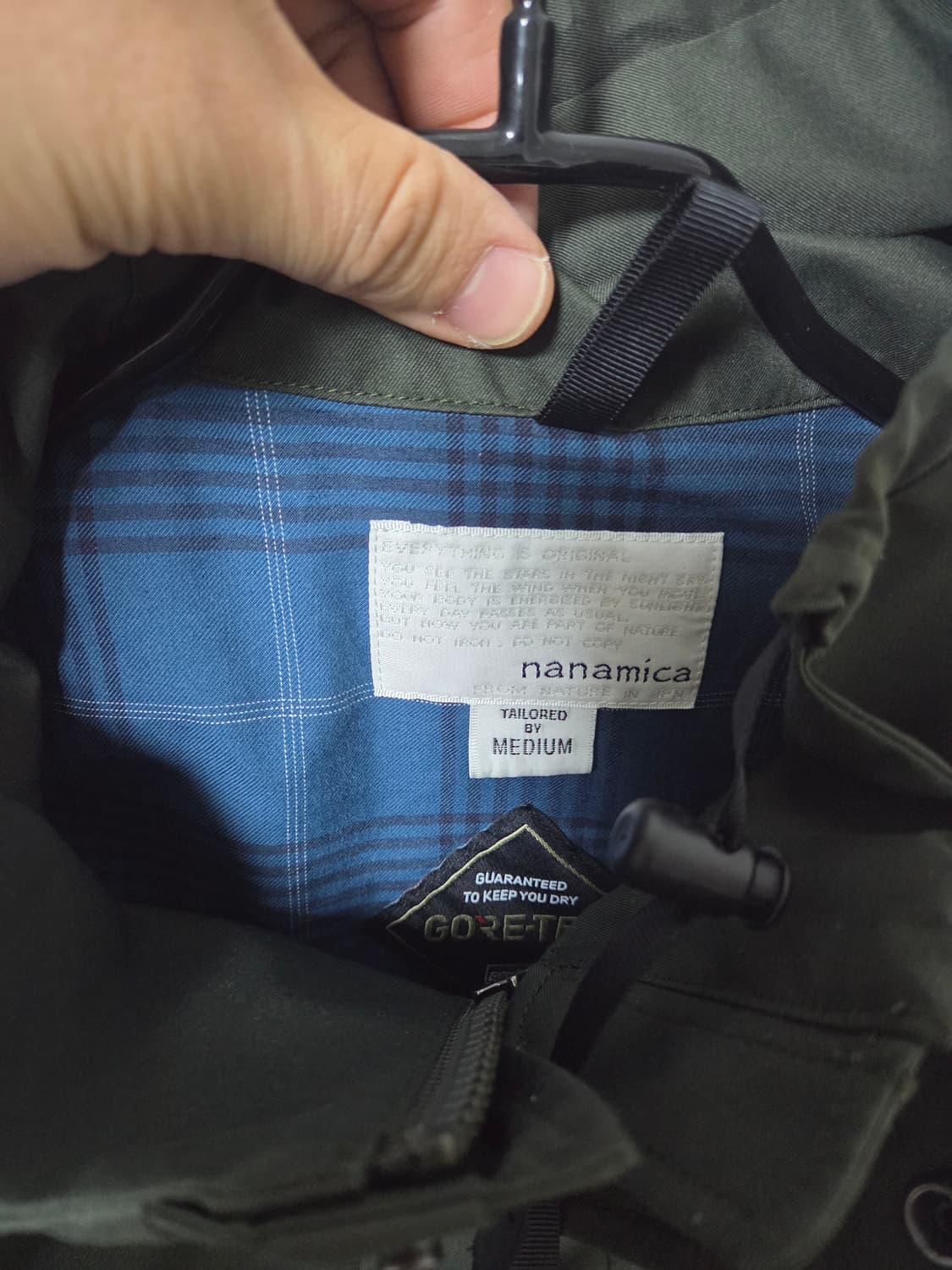 나나미카 크루저 고어텍스 자켓 M 상품이미지6