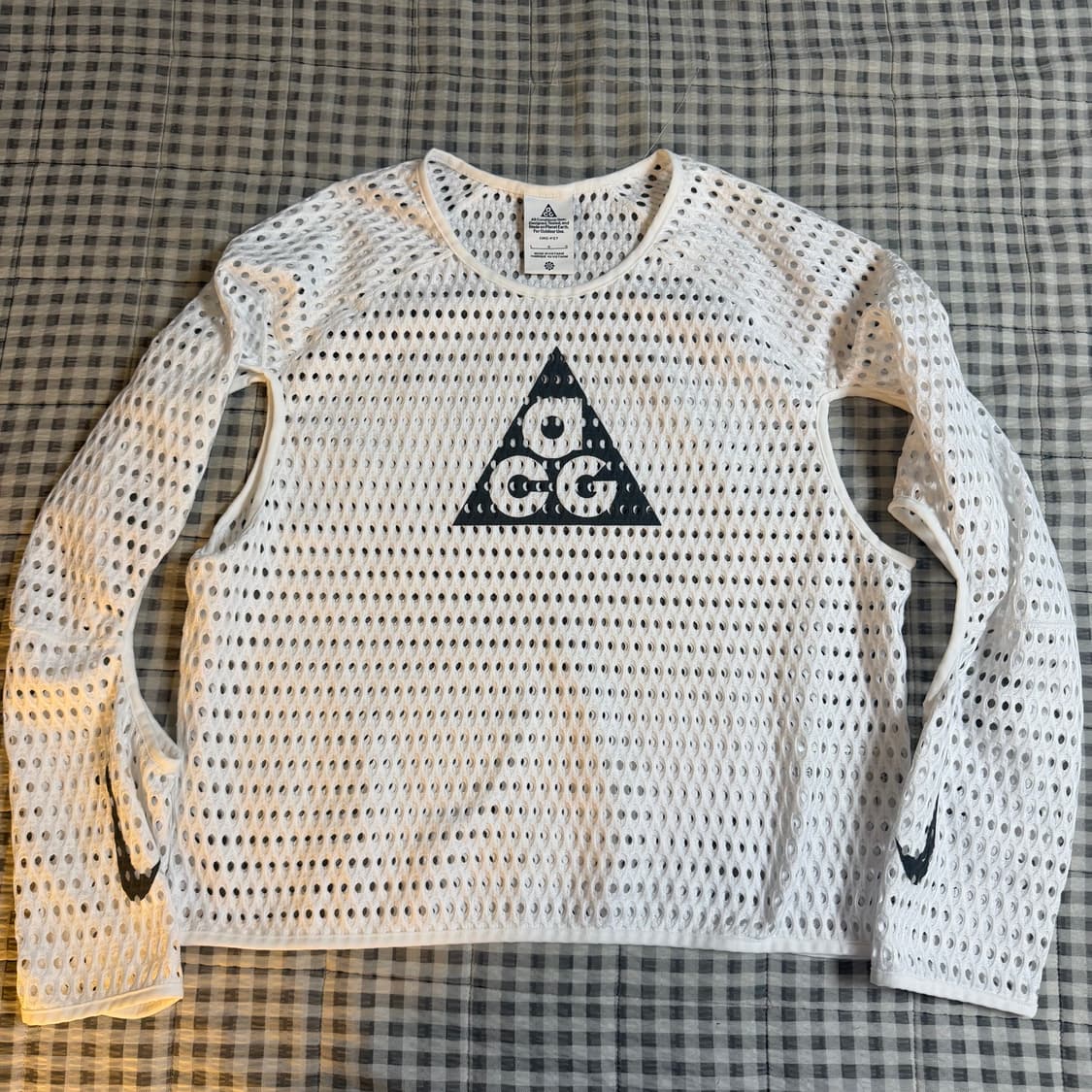 (L) 나이키 ACG 래디컬 에어플로 긴팔티 화이트 런닝 상품이미지1