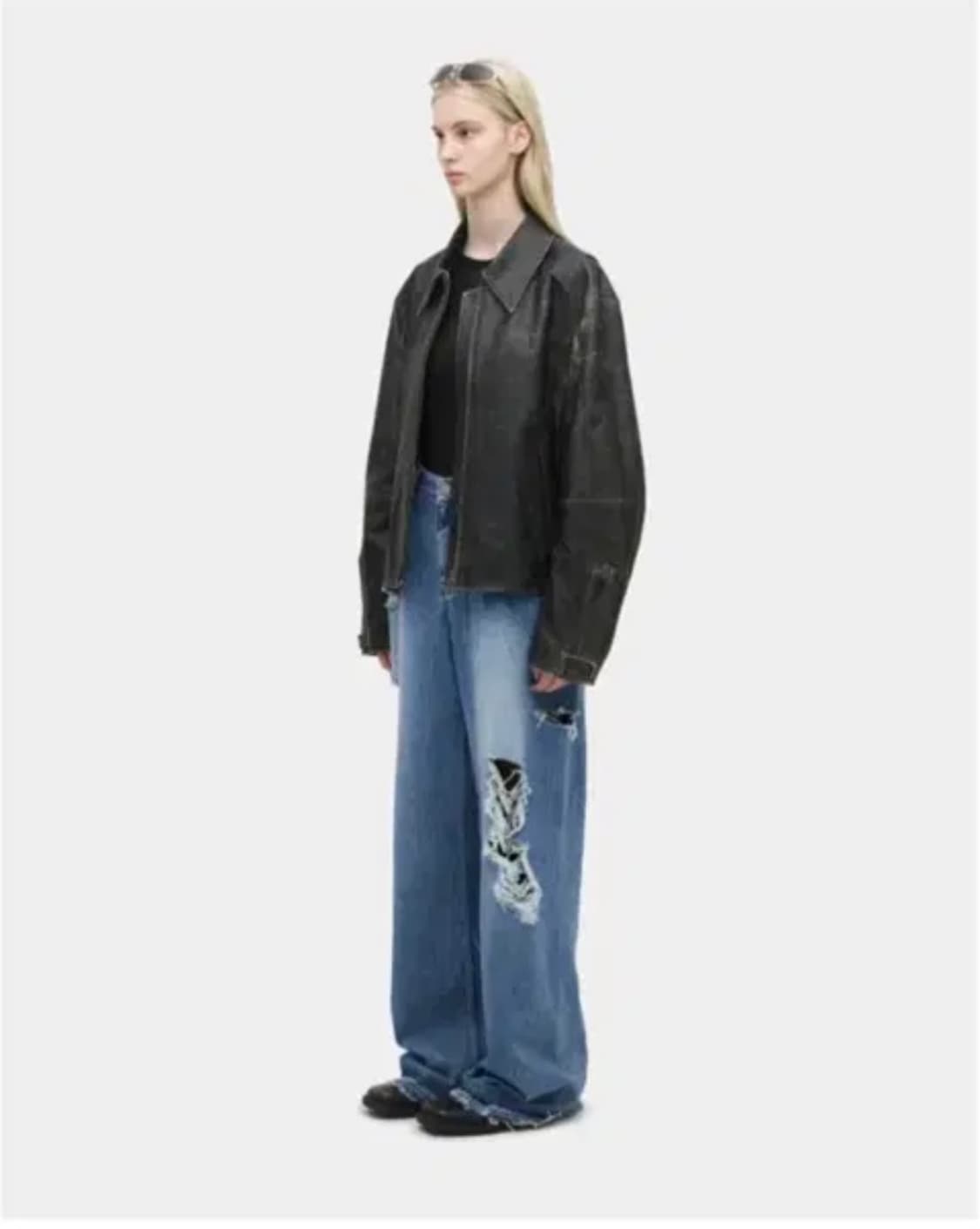 쿠어 레더 자켓 상품이미지2