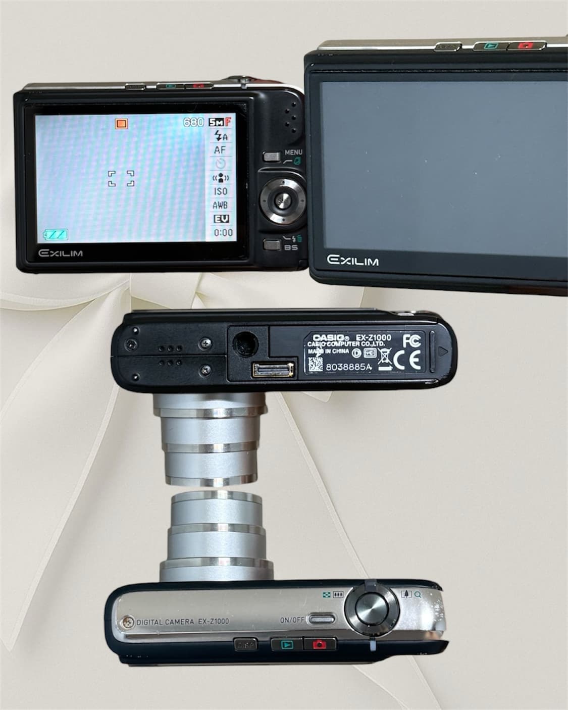 강추)카시오 엑슬림 EX-Z1000 디카 빈티지 캠코더 /캐논 니콘 상품이미지2