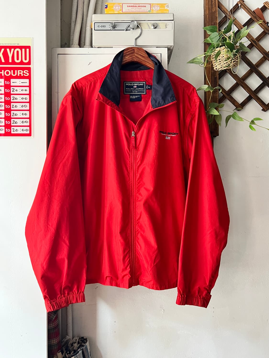 [XL]90's 폴로 스포츠 베스트 분리형 나일론 트랙자켓 상품이미지1