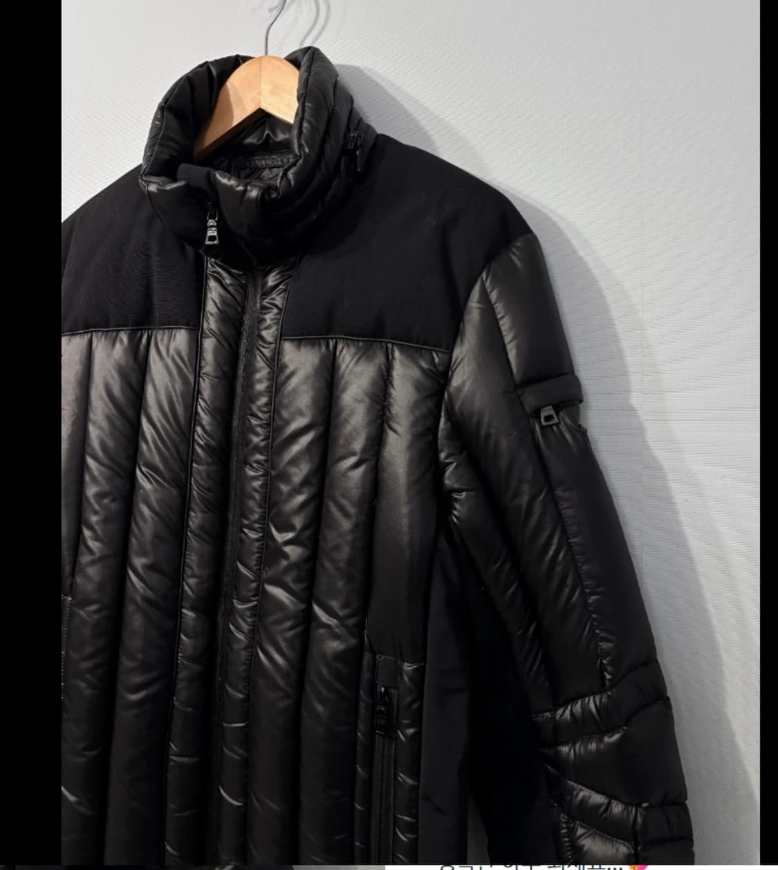 정품 프라다 팔라스 패딩 블랙 95 상품이미지2
