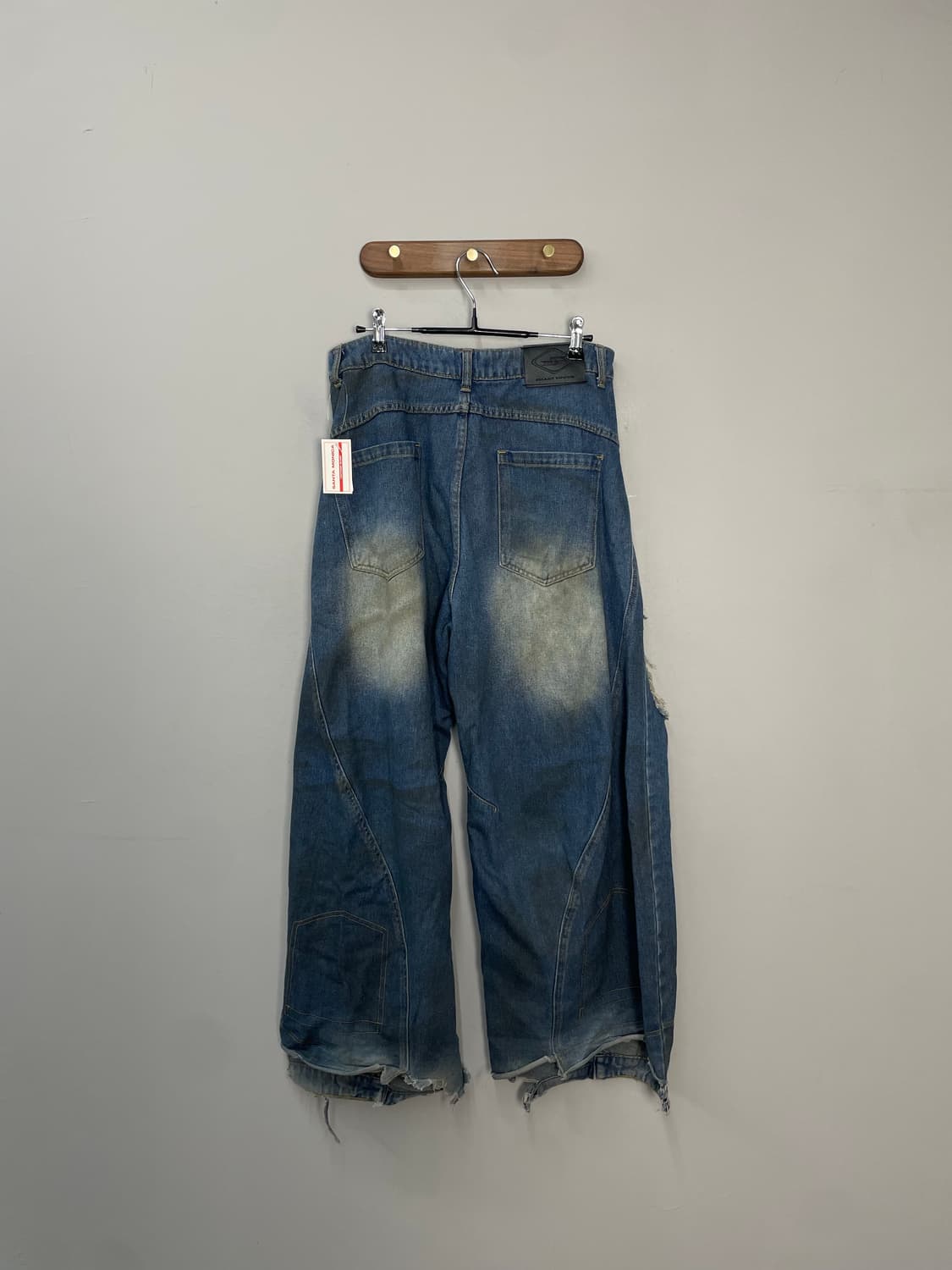 빈티지 데미지 워싱 데님 팬츠 H1869 상품이미지4