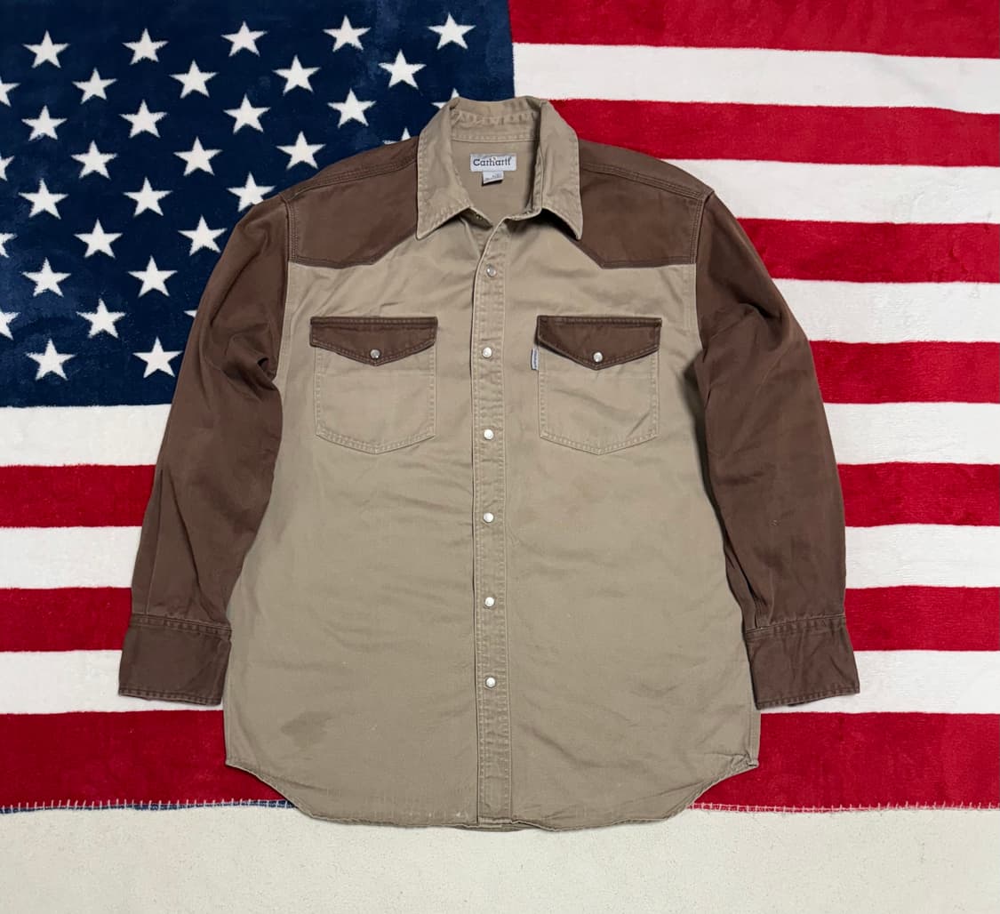 칼하트웨스턴셔츠 워크웨어 carharrt westenshirt 워크셔츠 상품이미지1