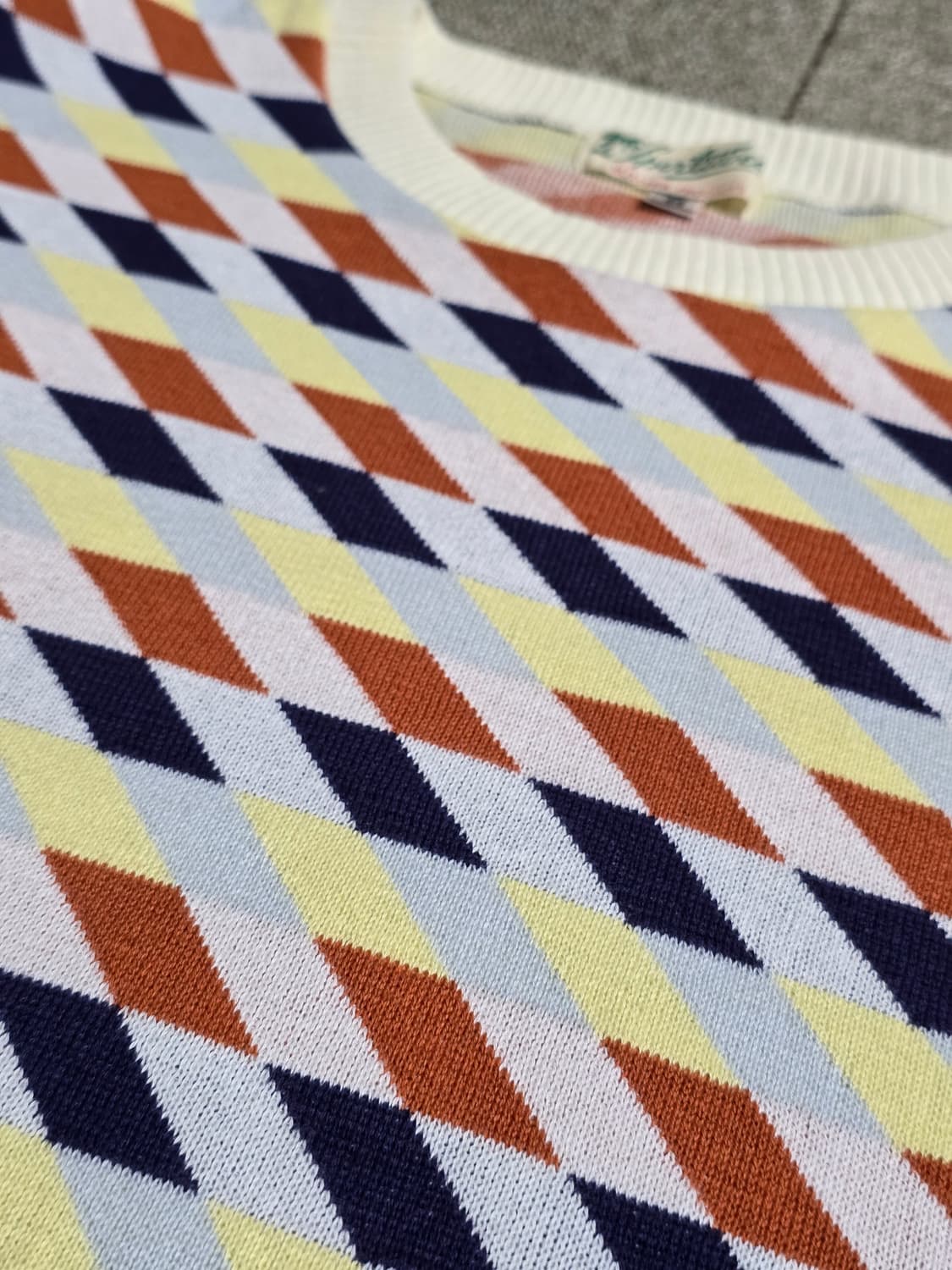 타임원클로딩 부처프로덕츠 패턴 서머니트 엣라코 엣라스트 니트44 상품이미지5