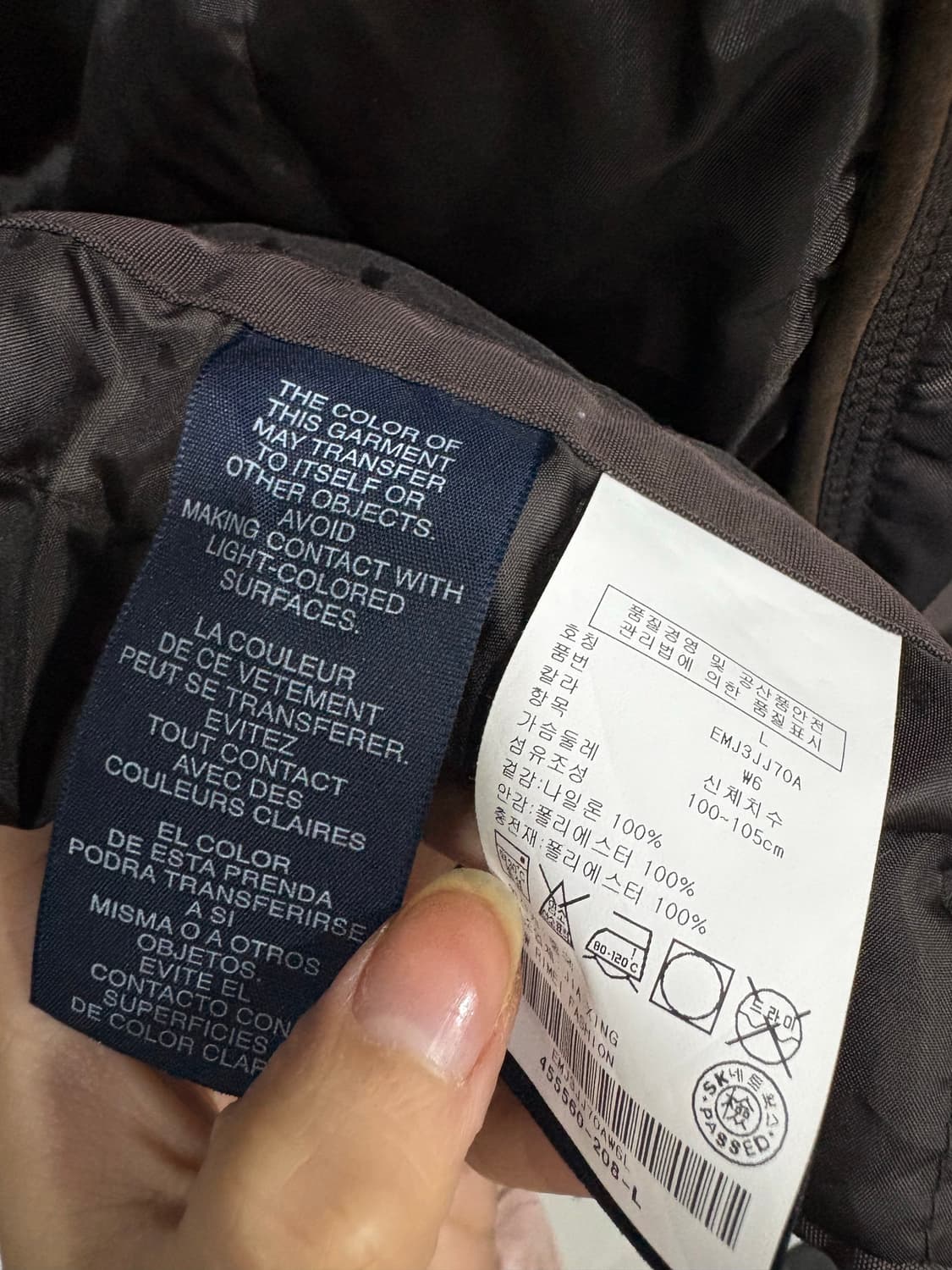 타미힐피거 남성 브라운 자켓 L 상품이미지7