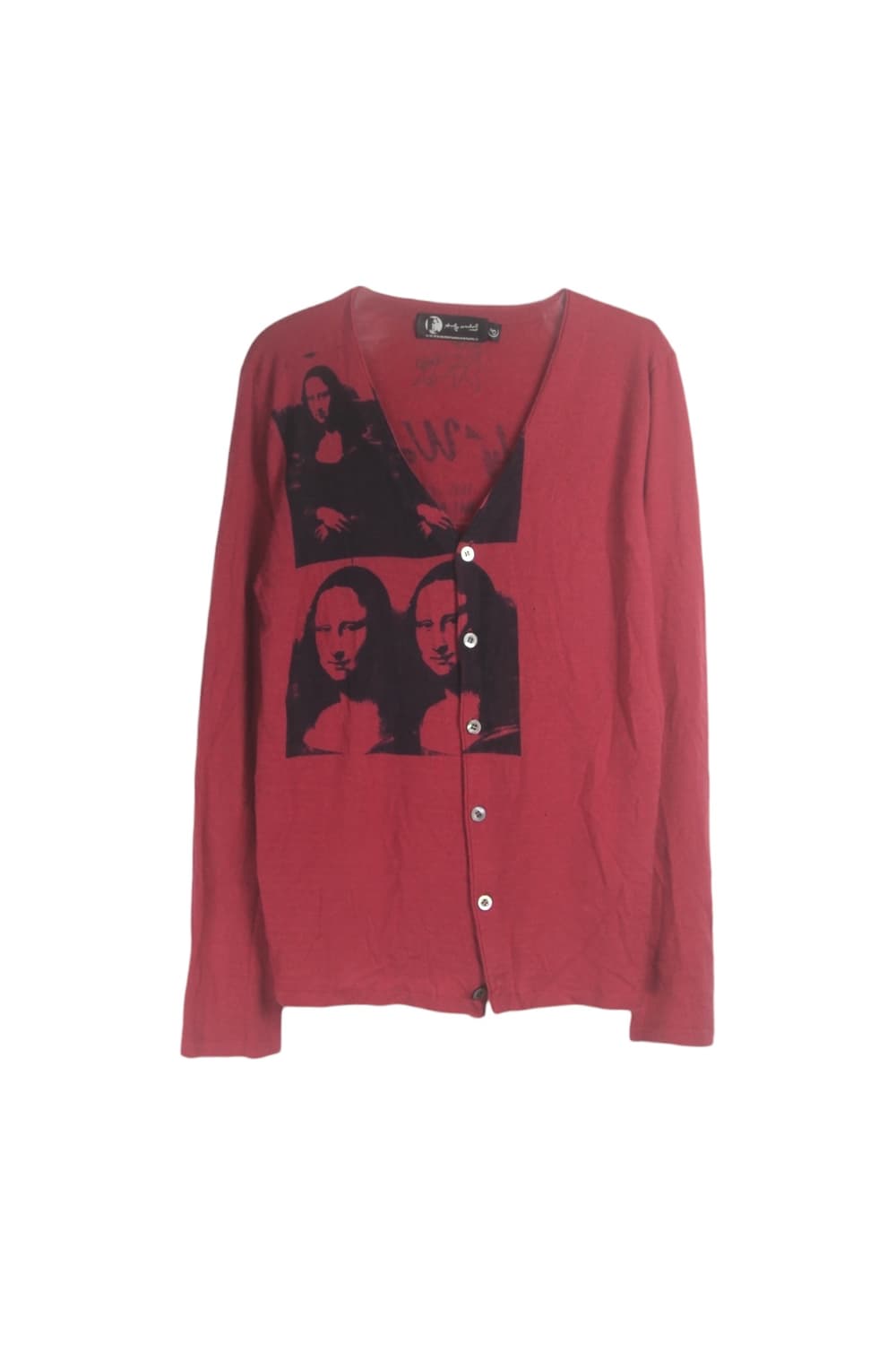 히스테릭글래머 앤디워홀 모나리자 가디건  상품이미지1