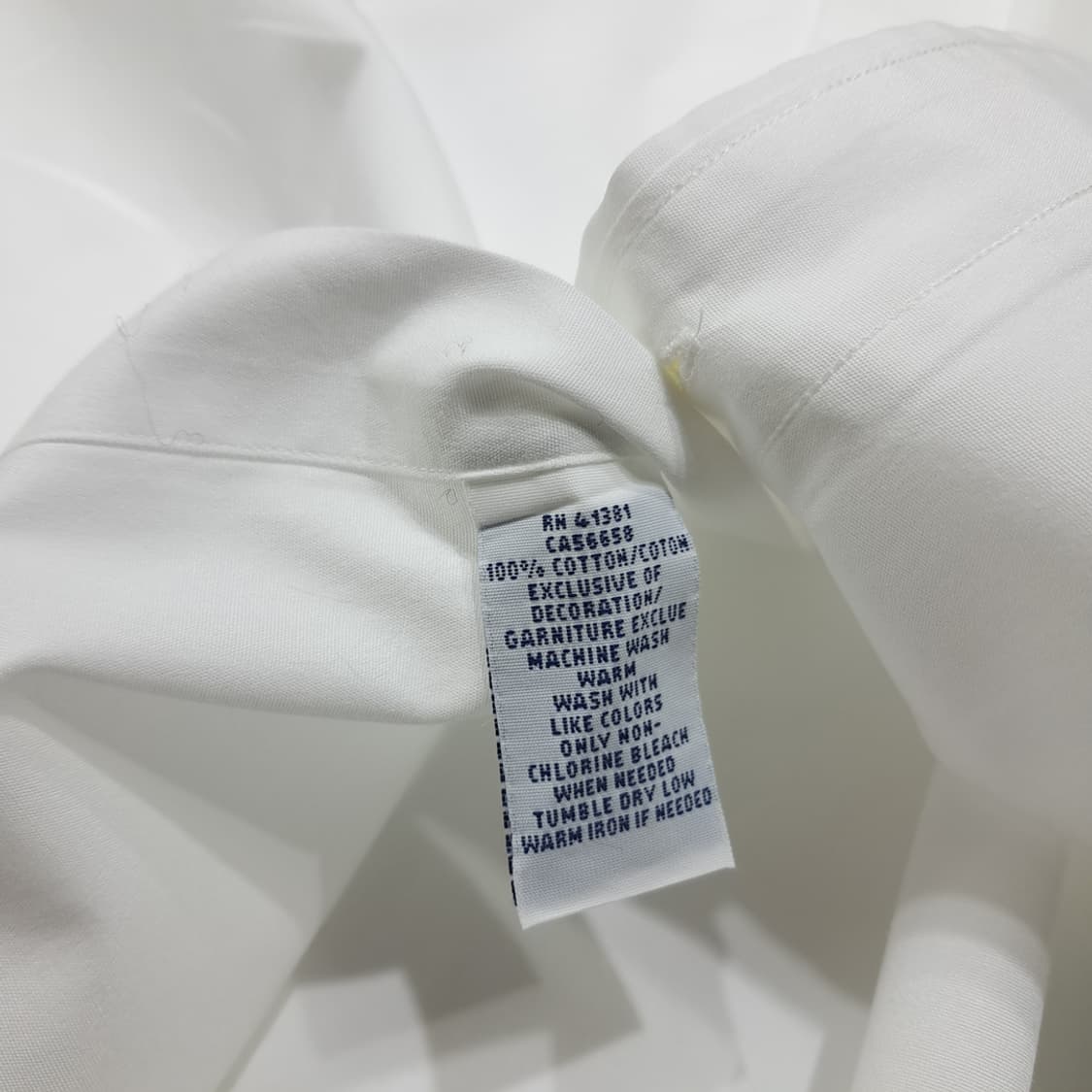 CL474 2XB 폴로 코튼 버튼다운 화이트 셔츠 남방 상품이미지5