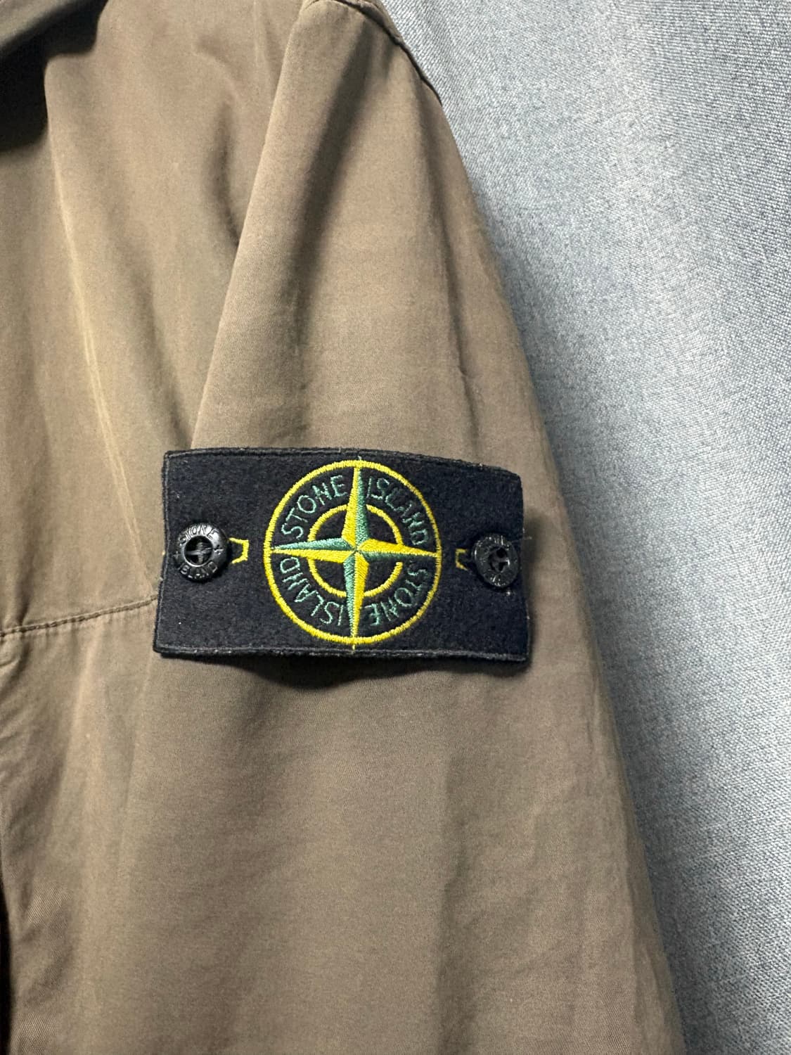 [3xl] 스톤아일랜드 수피마 코튼 자켓 다크카키 상품이미지6