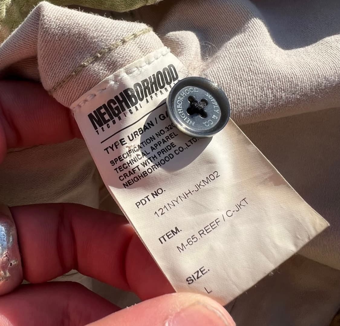 네이버후드 리프 카모 퍼티그 자켓 상품이미지6