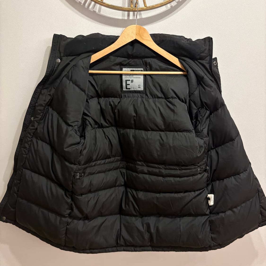 ecolier 덕다운 패딩 170 블랙 상품이미지7