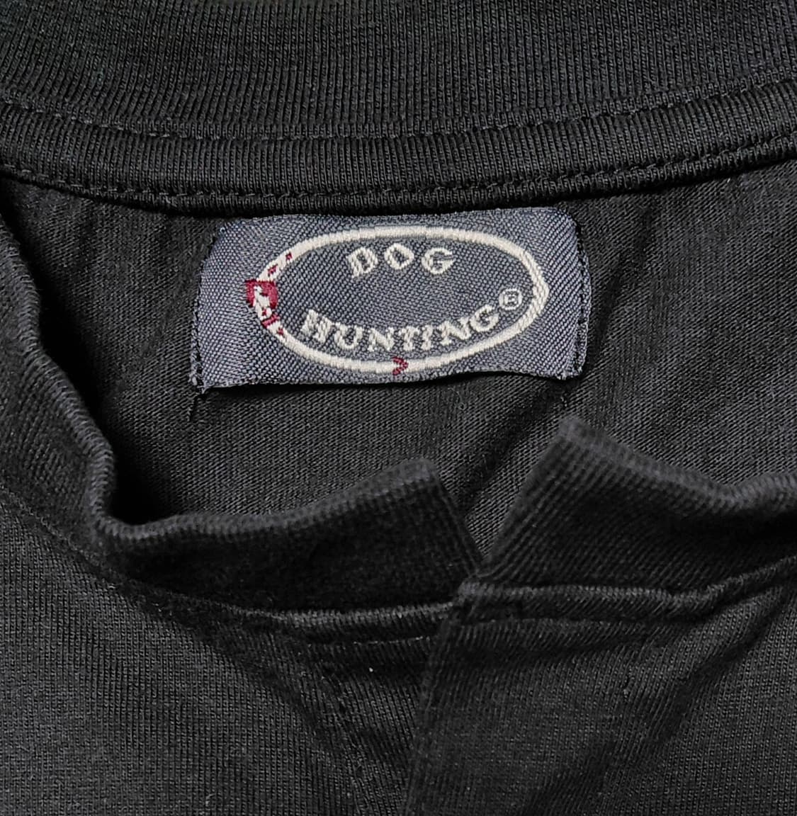 [M] 빈티지 DOG HUNTING 그래픽 반팔 티셔츠 (블랙) 상품이미지4
