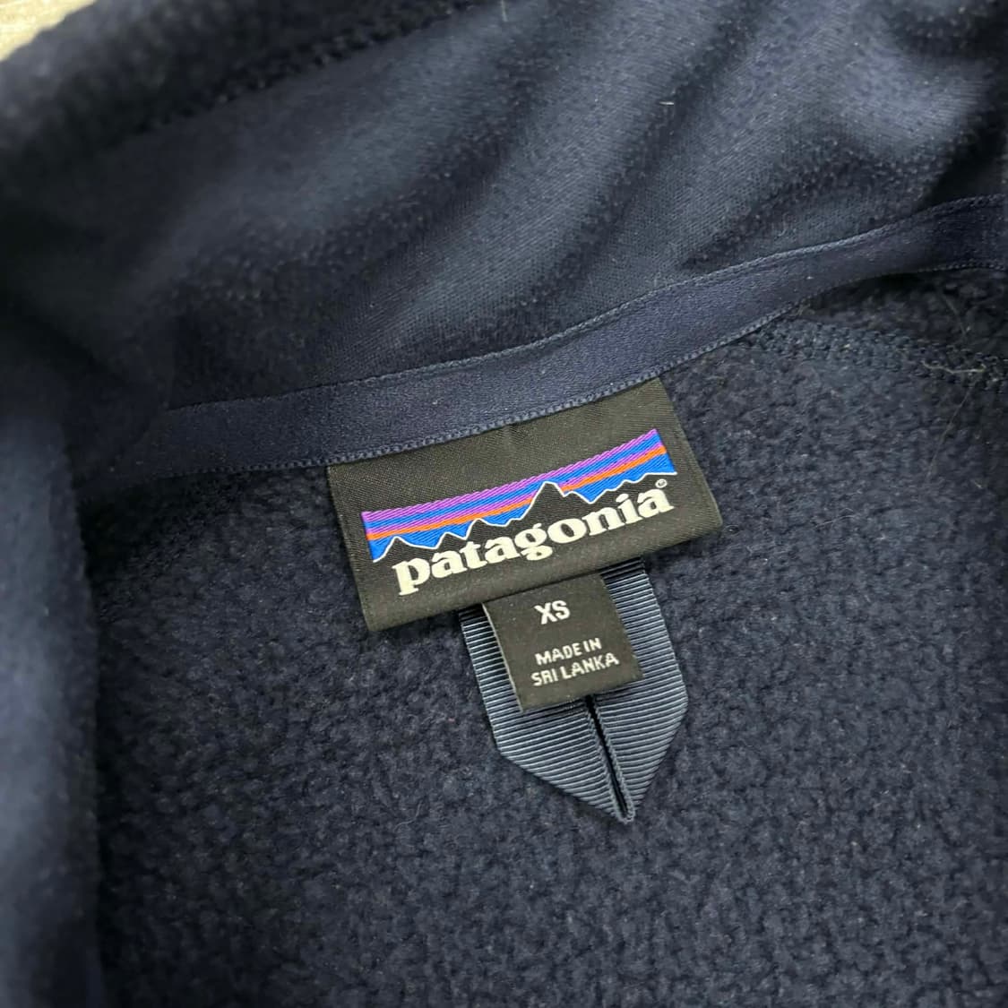 파타고니아 네이비 베터 플리스 걸즈 집업 후리스 희귀져지(XS) 상품이미지5