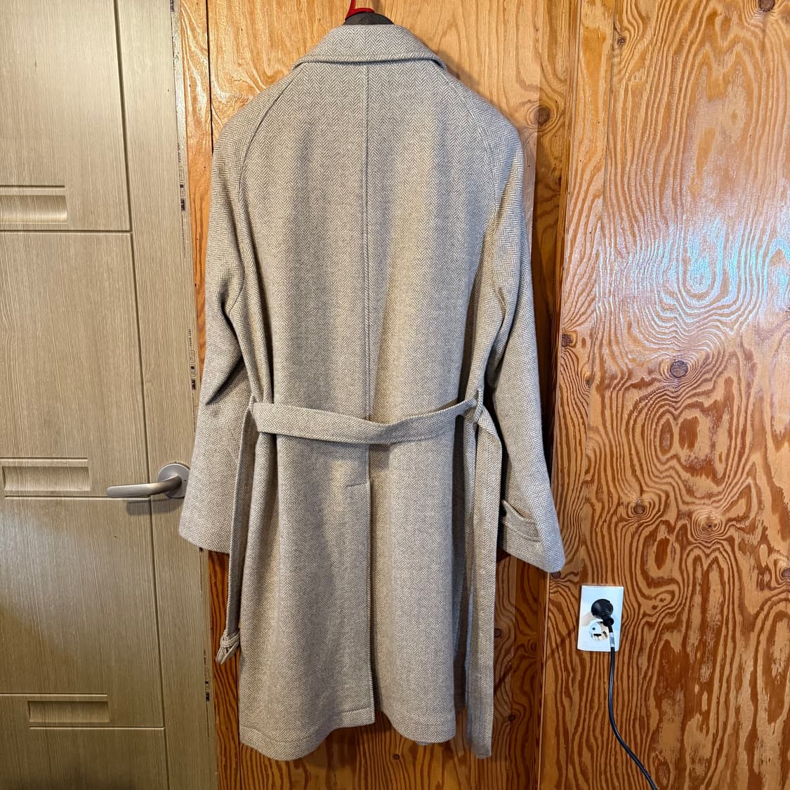 랄프로렌 퍼플라벨 울 발마칸 벨티드 코트  상품이미지7