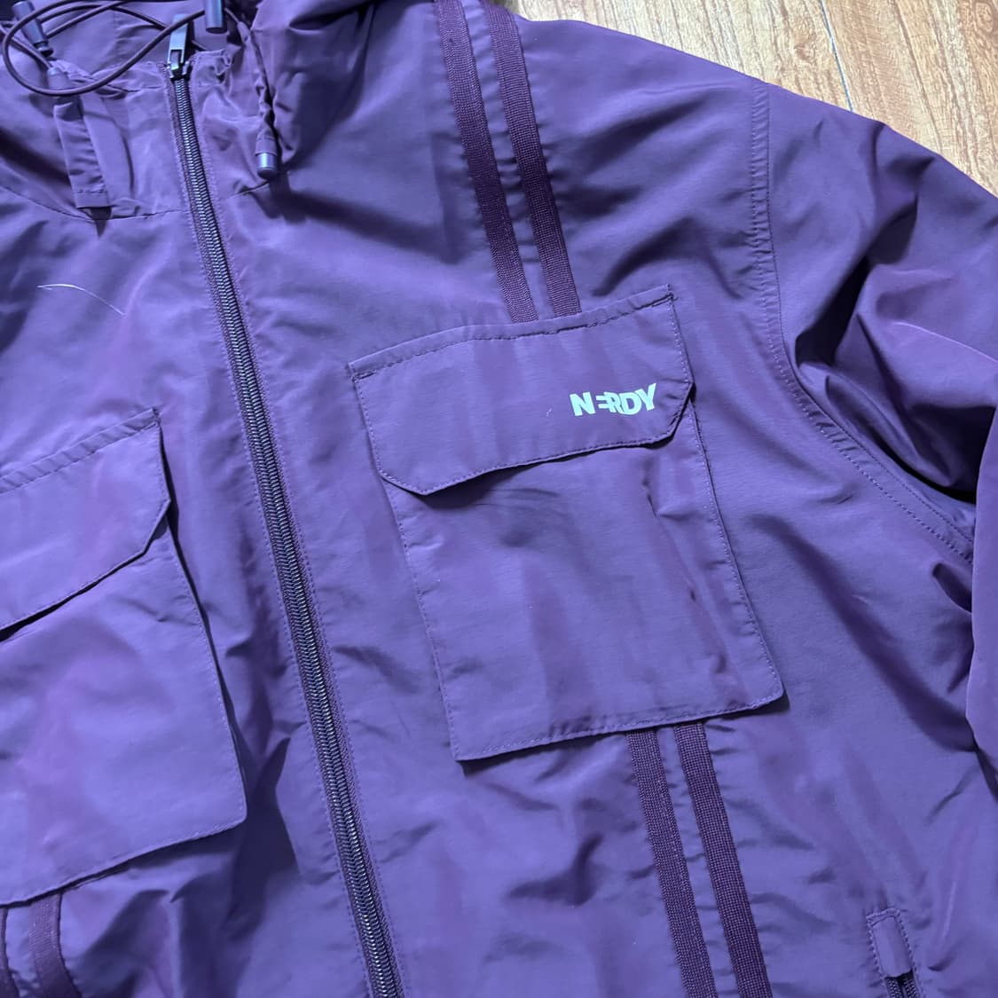 널디 윈드브레이커 다크퍼플  상품이미지2
