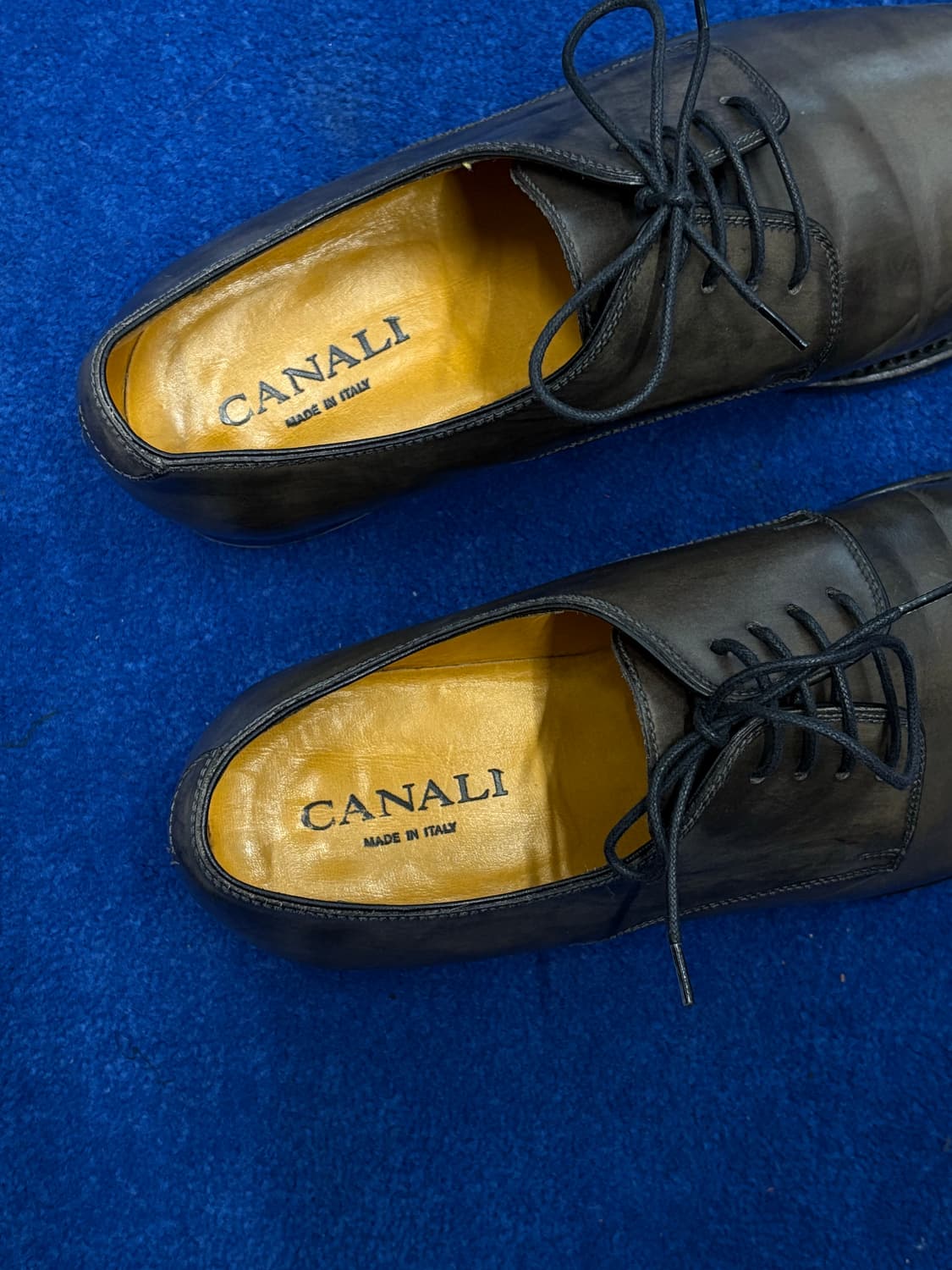  [Canali] 카나리 다크브라운 더비 265 상품이미지2