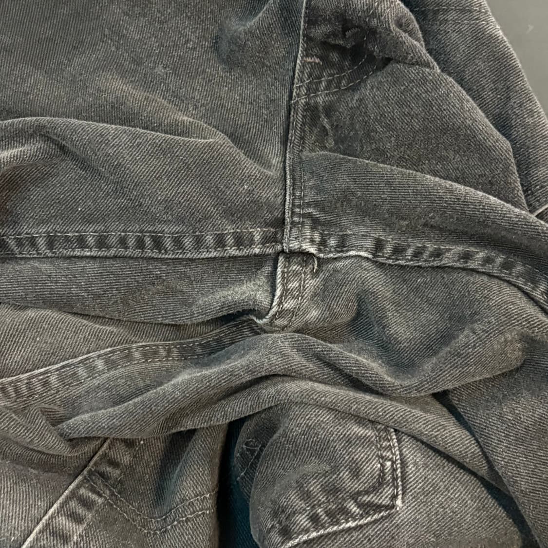 [38/32] USA🇺🇸 리바이스 517 레드탭 데님 흑청 블랙 상품이미지9