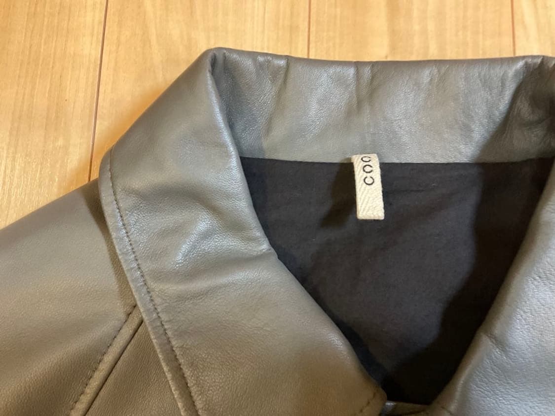 (2) ccu 레더 커버올 자켓 상품이미지2