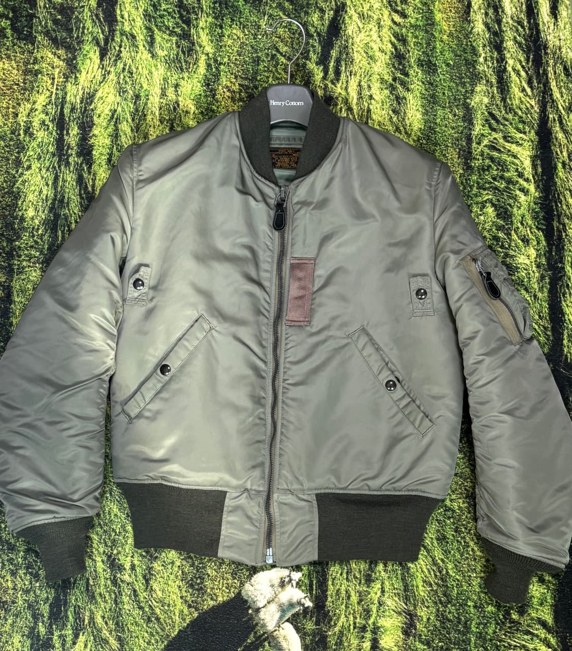 버즈릭슨 Ma-1 slender oirginal spec. green 상품이미지3