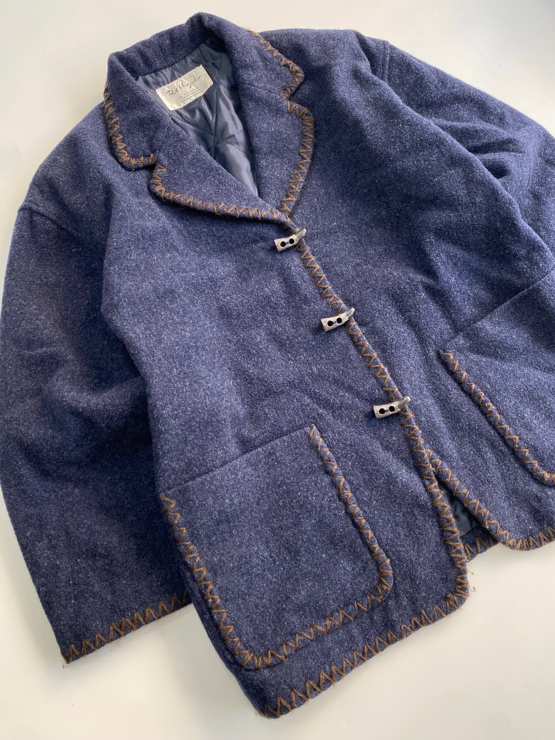 [L] JPN 빈티지 에스닉 토글 울 자켓 상품이미지6